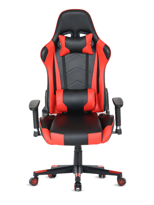 Kényelmes irodai számítógépes játékszék Egyedi Red Gamer masszázsszék 