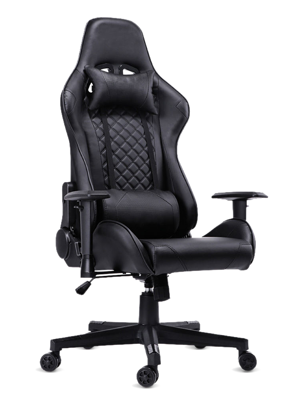 Racing Gaming Chair PU bőr Ergonomikus kialakítású Versenyszék Magas háttámlájú számítógépes szék 