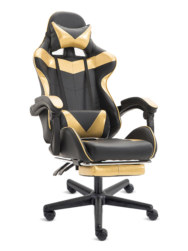 Nagyker Olcsó irodai Ergonomikus 2D Karfás Stílusú Bőr forgatható fekvőtámasz Pro számítógépes játék PC játékszék 