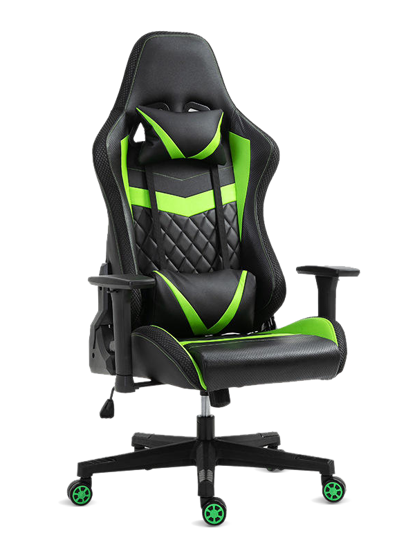 Verseny stílusú színes Pu bőr szék Gamer Olcsó állítható kartámasz Versenyjáték szék 